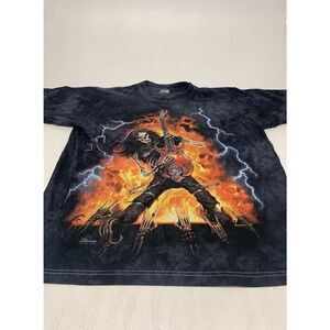 Vintage The Mountain T-shirt Black James Ryman 2011 L Men's A10